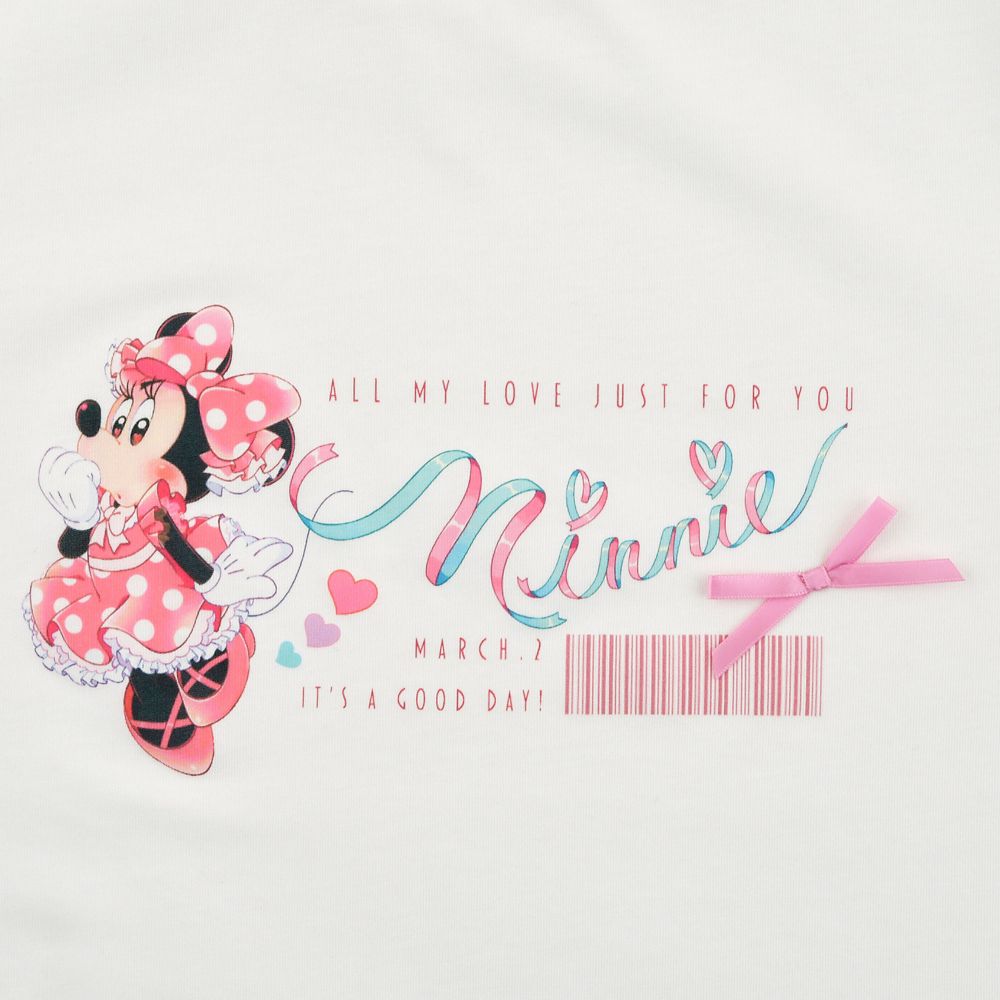 ミニー 半袖Tシャツ ホワイト MINNIE DAY 2026
