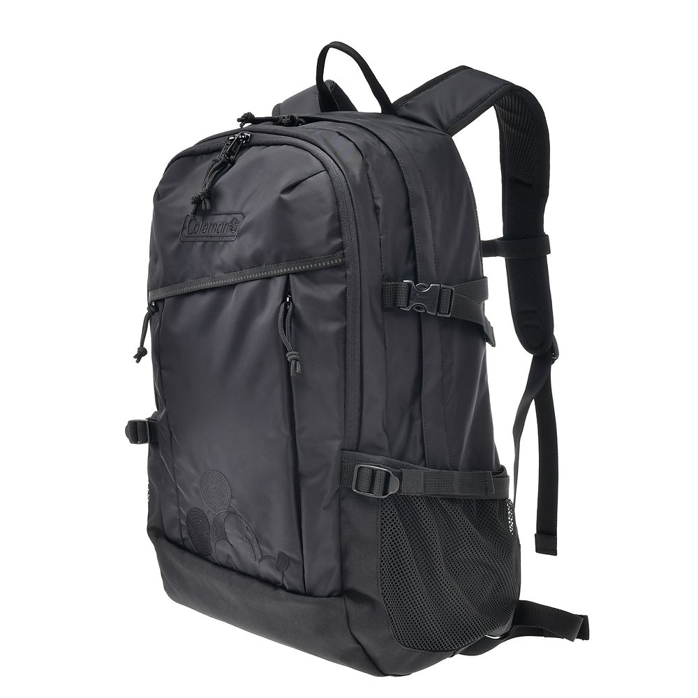 【Coleman(R)】ミッキー リュックサック・バックパック 33L オールブラック 刺しゅう