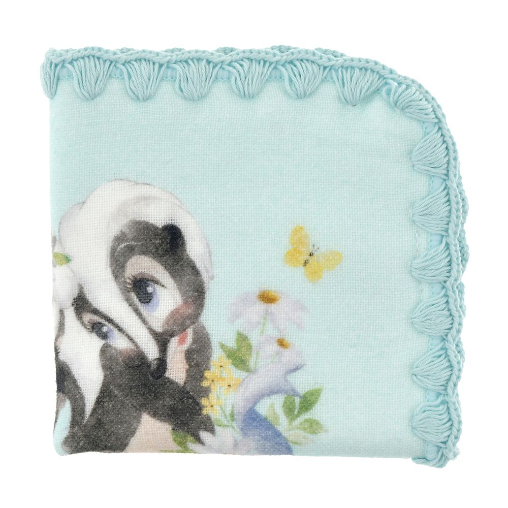 ミス・スカンク＆フラワー ミニタオル ガーゼ DISNEY SPRING ROMANCE