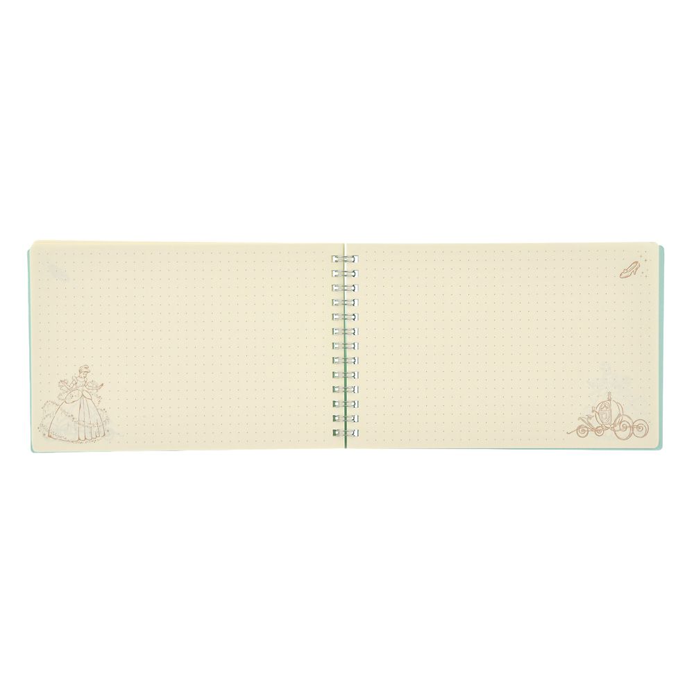 シンデレラ リングノート 横長 箔押し シック