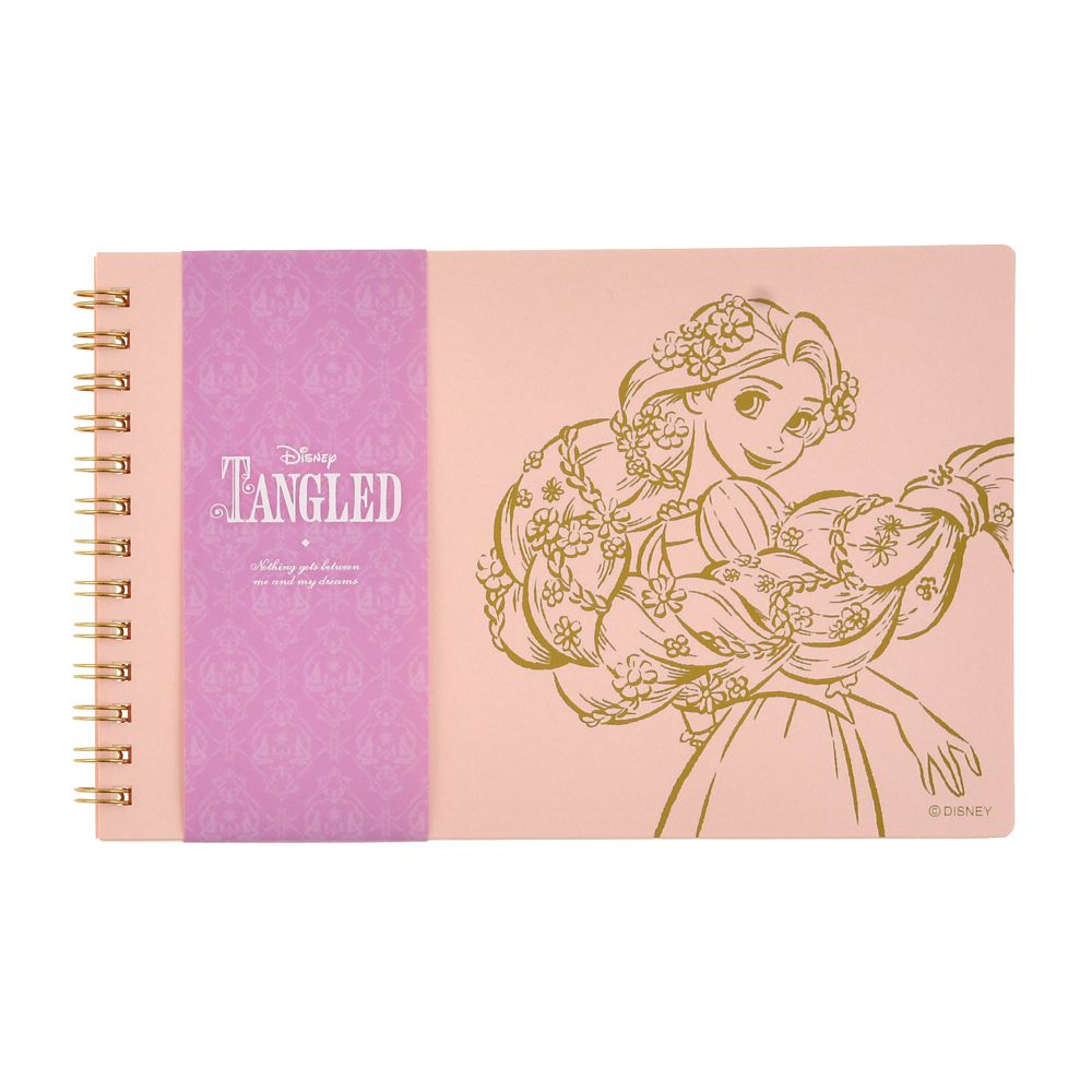 ラプンツェル＆パスカル リングノート 横長 箔押し シック