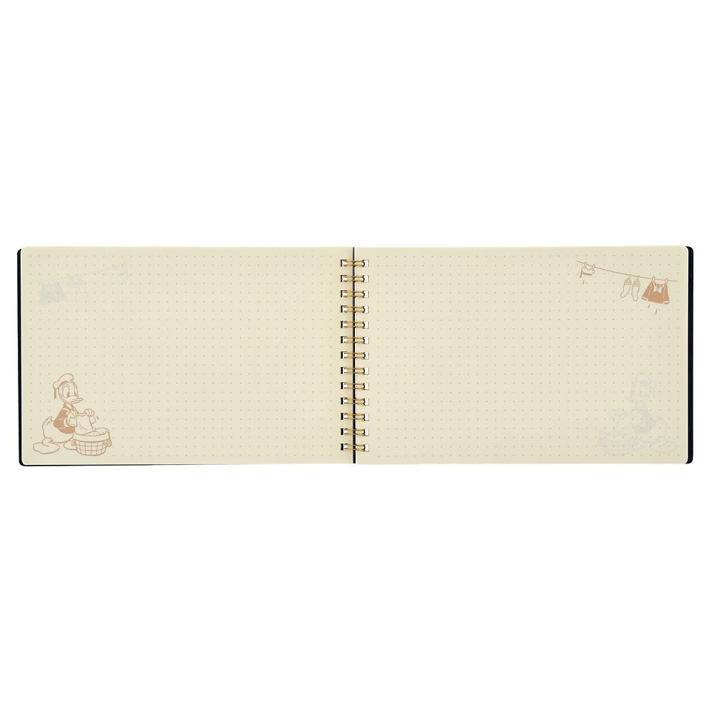 ドナルド、チップ＆デール リングノート 横長 箔押し デイリーライフ