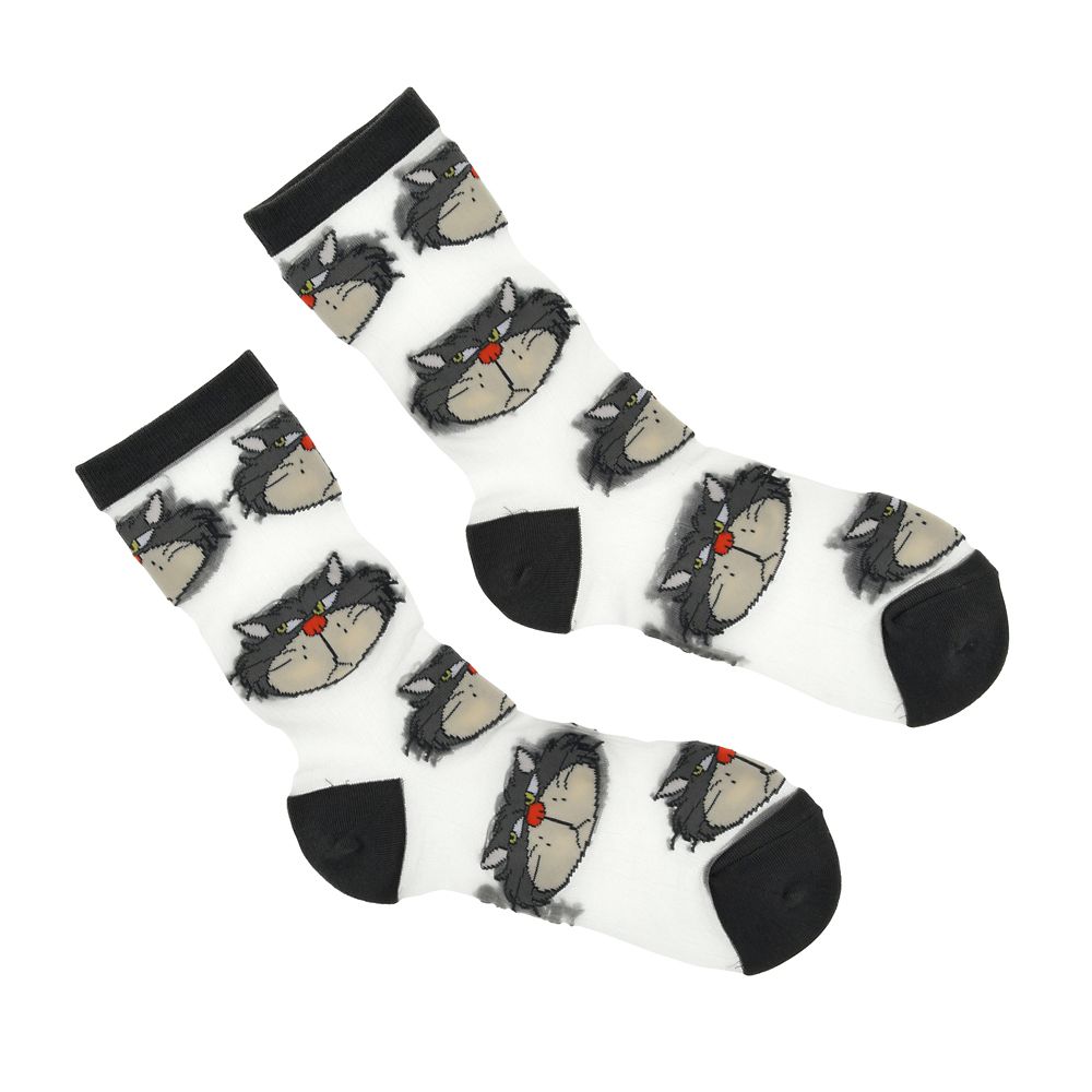 ルシファー 靴下 シースルー フェイス 23～25