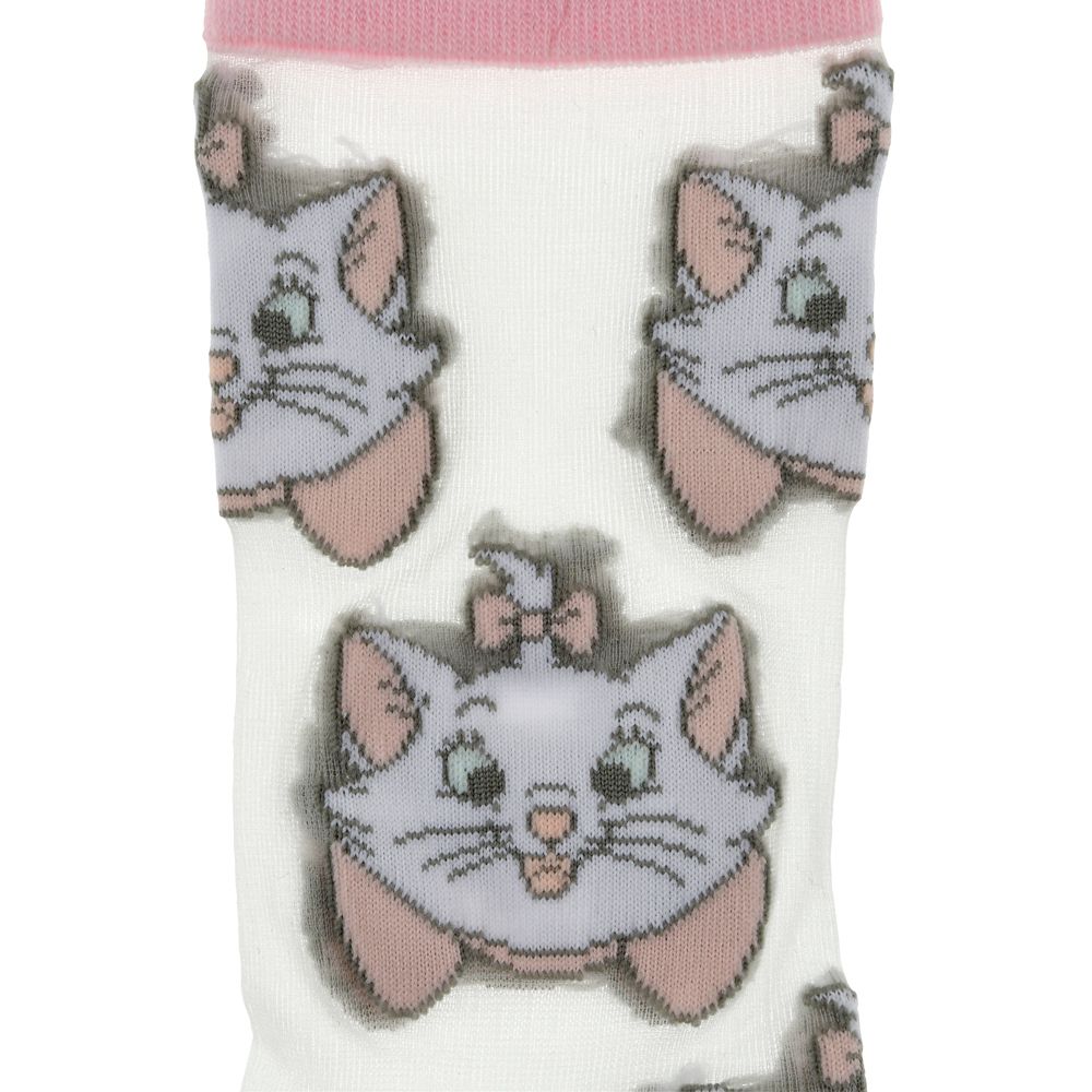 マリー おしゃれキャット 靴下 シースルー フェイス 23～25