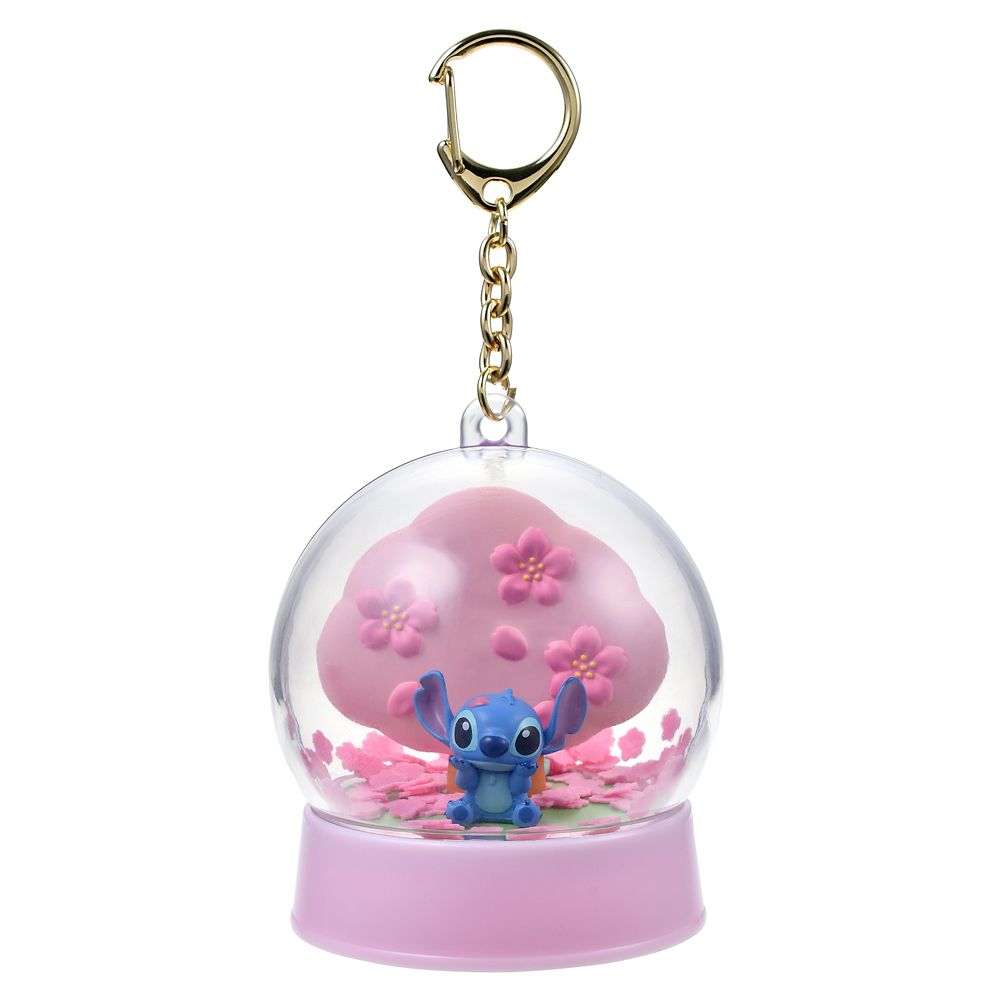 スティッチ＆スクランプ キーホルダー・キーチェーン 桜 ジオラマ Key chain Fes