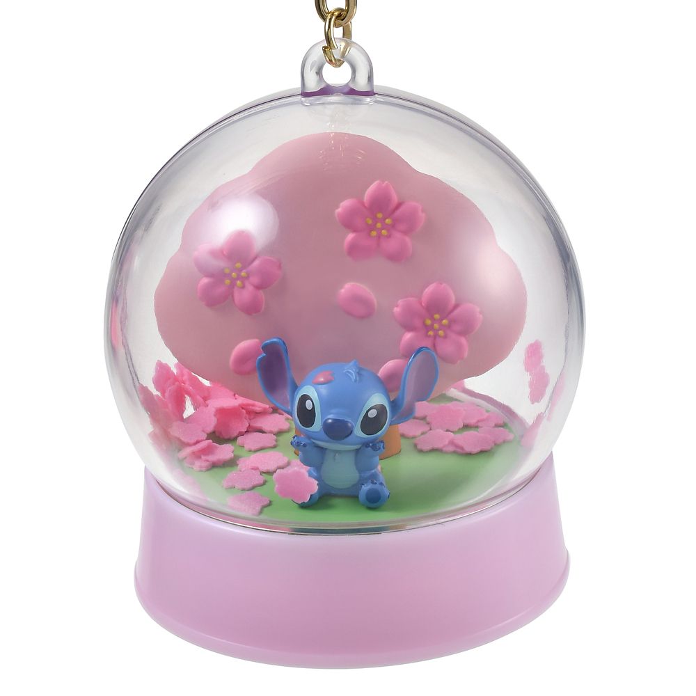 スティッチ＆スクランプ キーホルダー・キーチェーン 桜 ジオラマ Key chain Fes