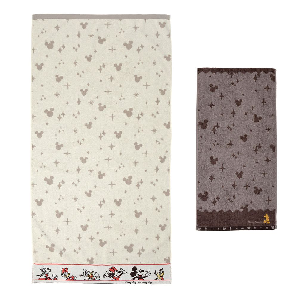 ミッキー＆フレンズ バスタオル・フェイスタオル セット Gift Towel Set
