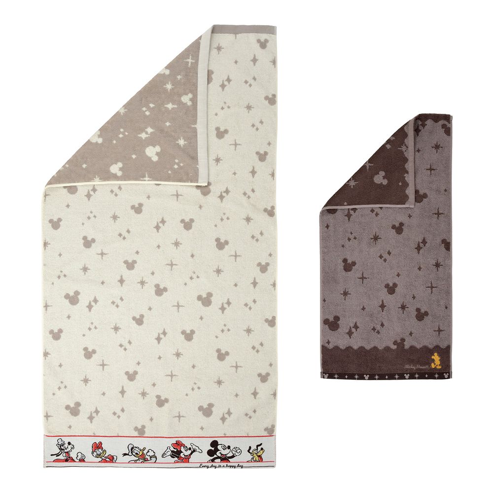 ミッキー＆フレンズ バスタオル・フェイスタオル セット Gift Towel Set