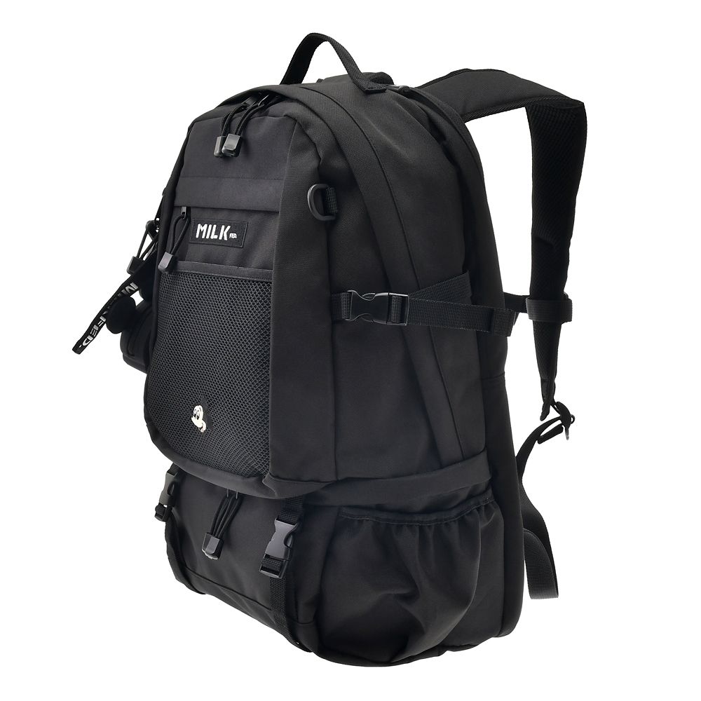 【MILKFED.】ミッキー リュックサック・バックパック 32L チャーム・ポーチ・カラビナ付き