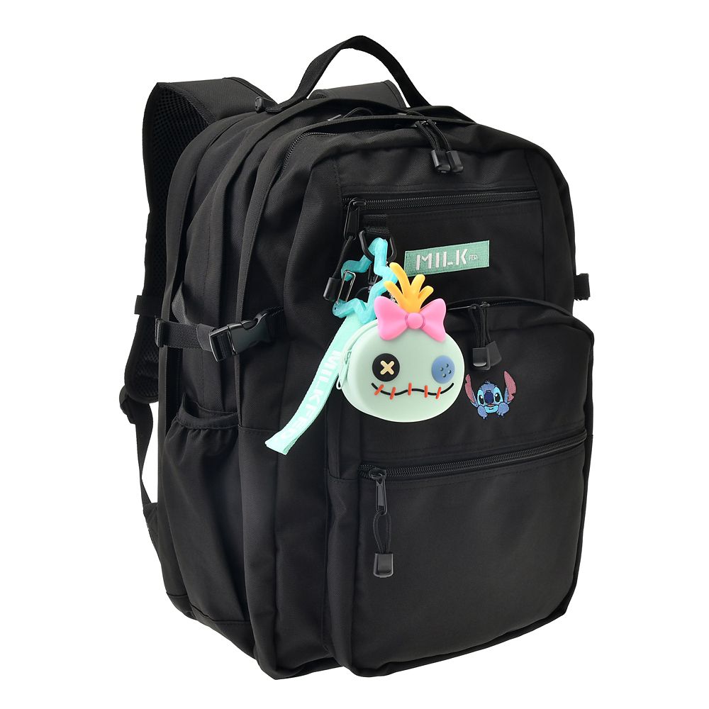 【MILKFED.】スティッチ＆スクランプ リュックサック・バックパック 23L チャーム・ポーチ・カラビナ付き