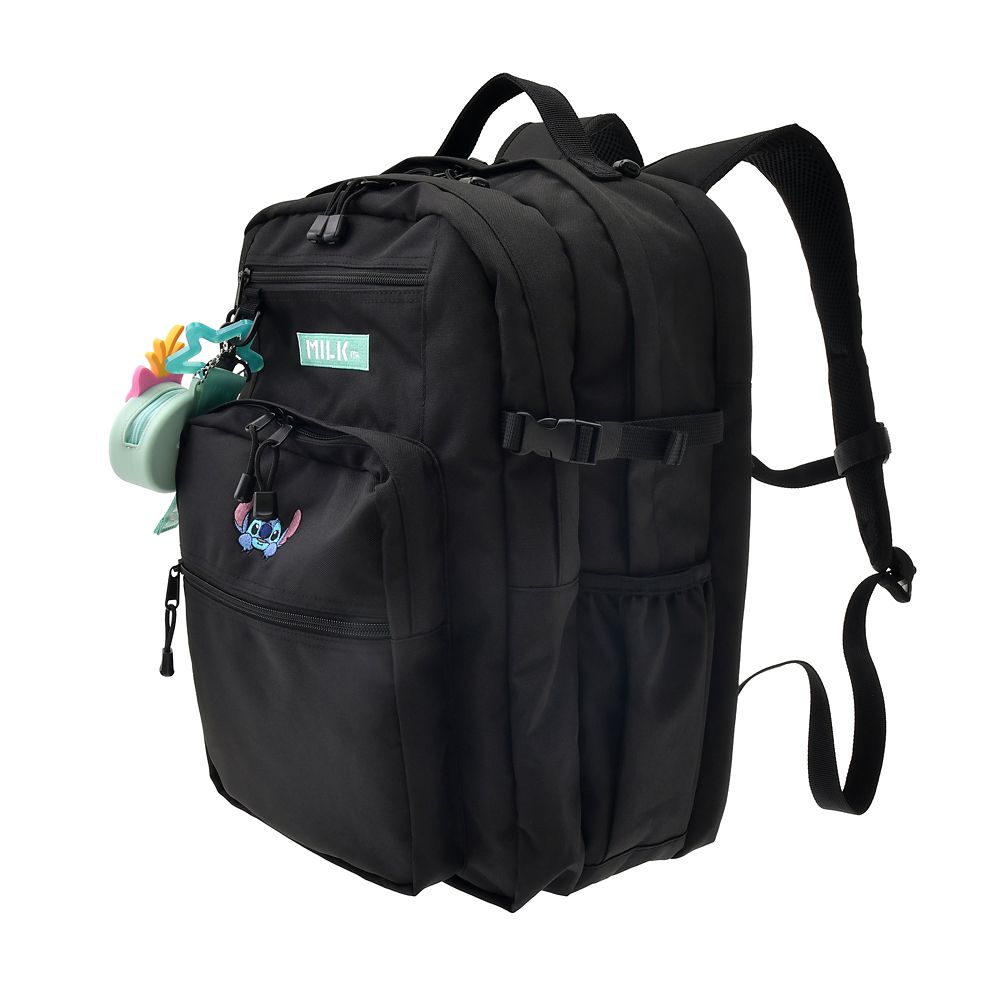 【MILKFED.】スティッチ＆スクランプ リュックサック・バックパック 23L チャーム・ポーチ・カラビナ付き