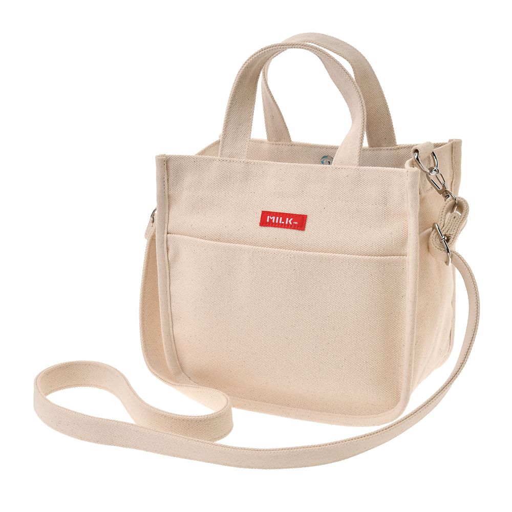 【MILKFED.】ミッキー＆ミニー トートバッグ 2WAY チャーム・ポーチ付き