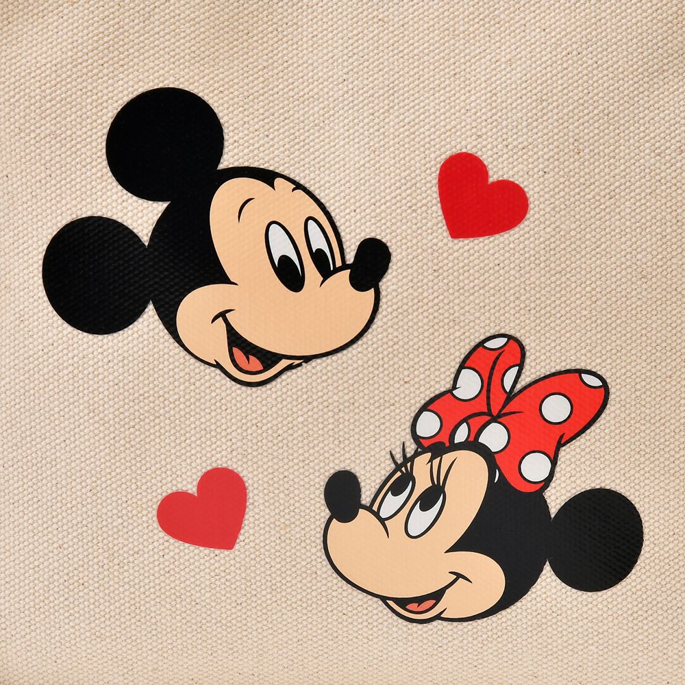 【MILKFED.】ミッキー＆ミニー トートバッグ 2WAY チャーム・ポーチ付き