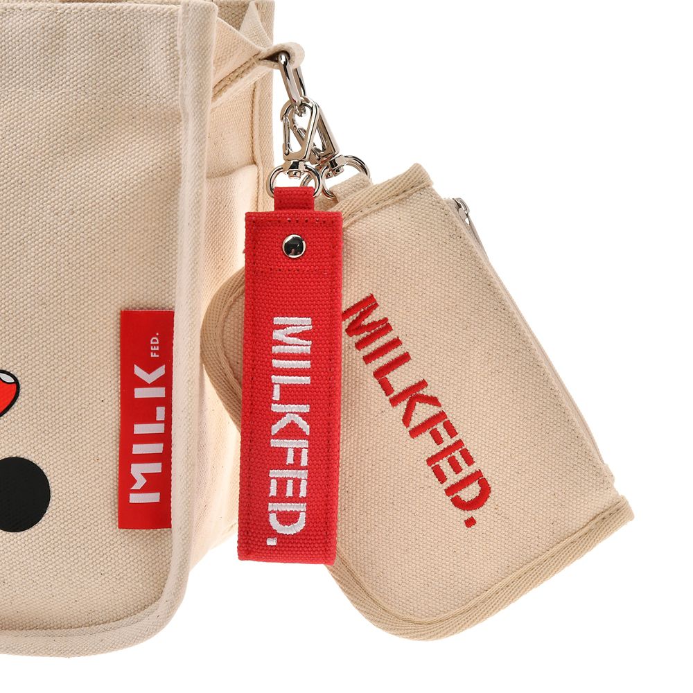 【MILKFED.】ミッキー＆ミニー トートバッグ 2WAY チャーム・ポーチ付き