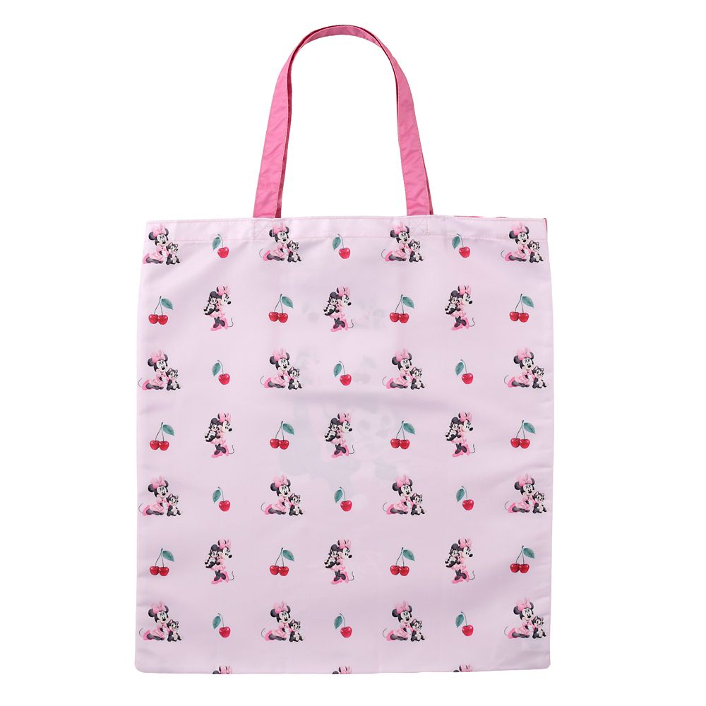 ミニー＆フィガロ ショッピングバッグ・エコバッグ チェリー ウォーターカラー