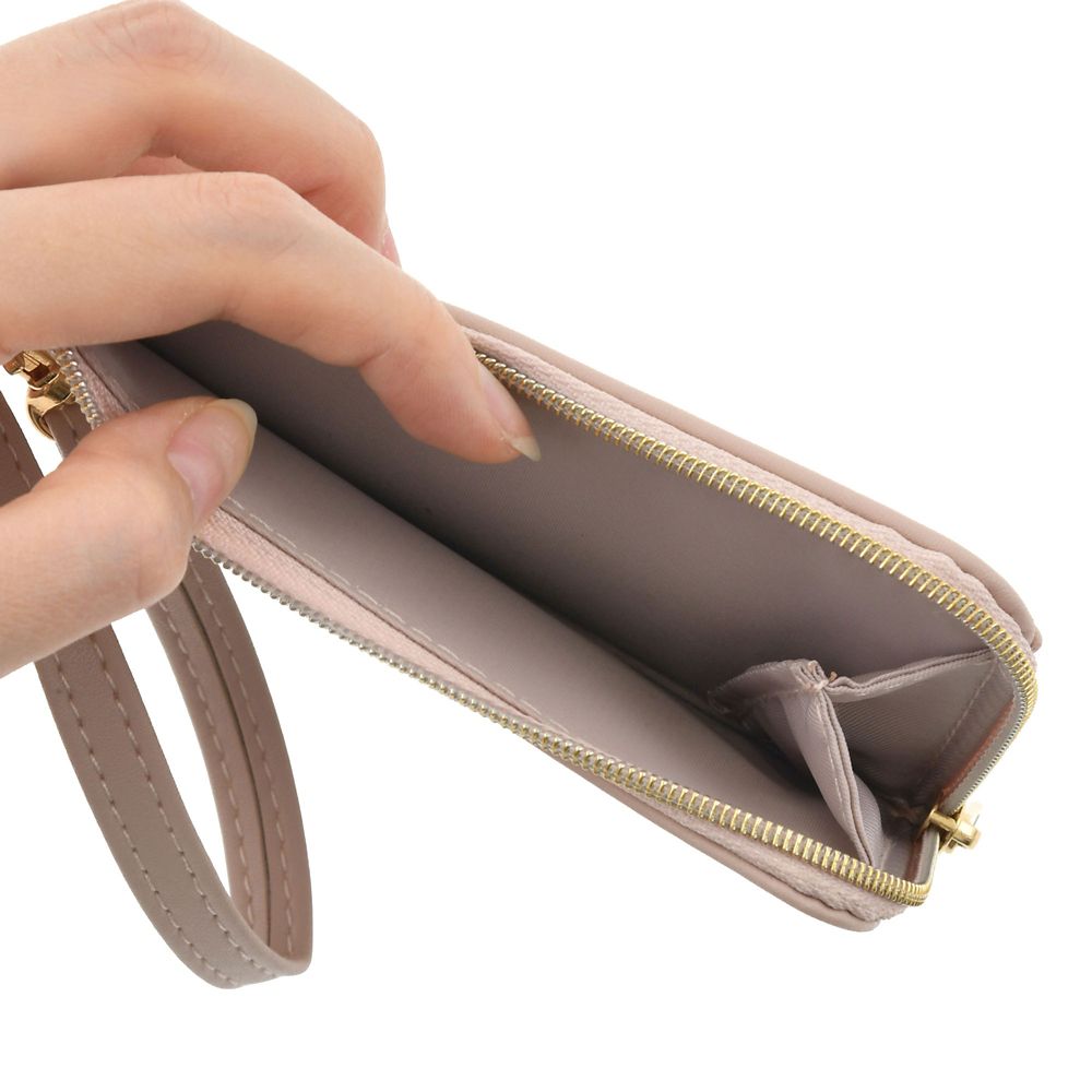 ミニー カードケース エンボス ワンカラー