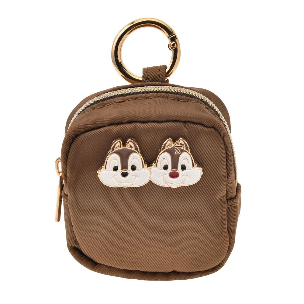 チップ＆デール ポーチ(S) スクエア カラビナ付き