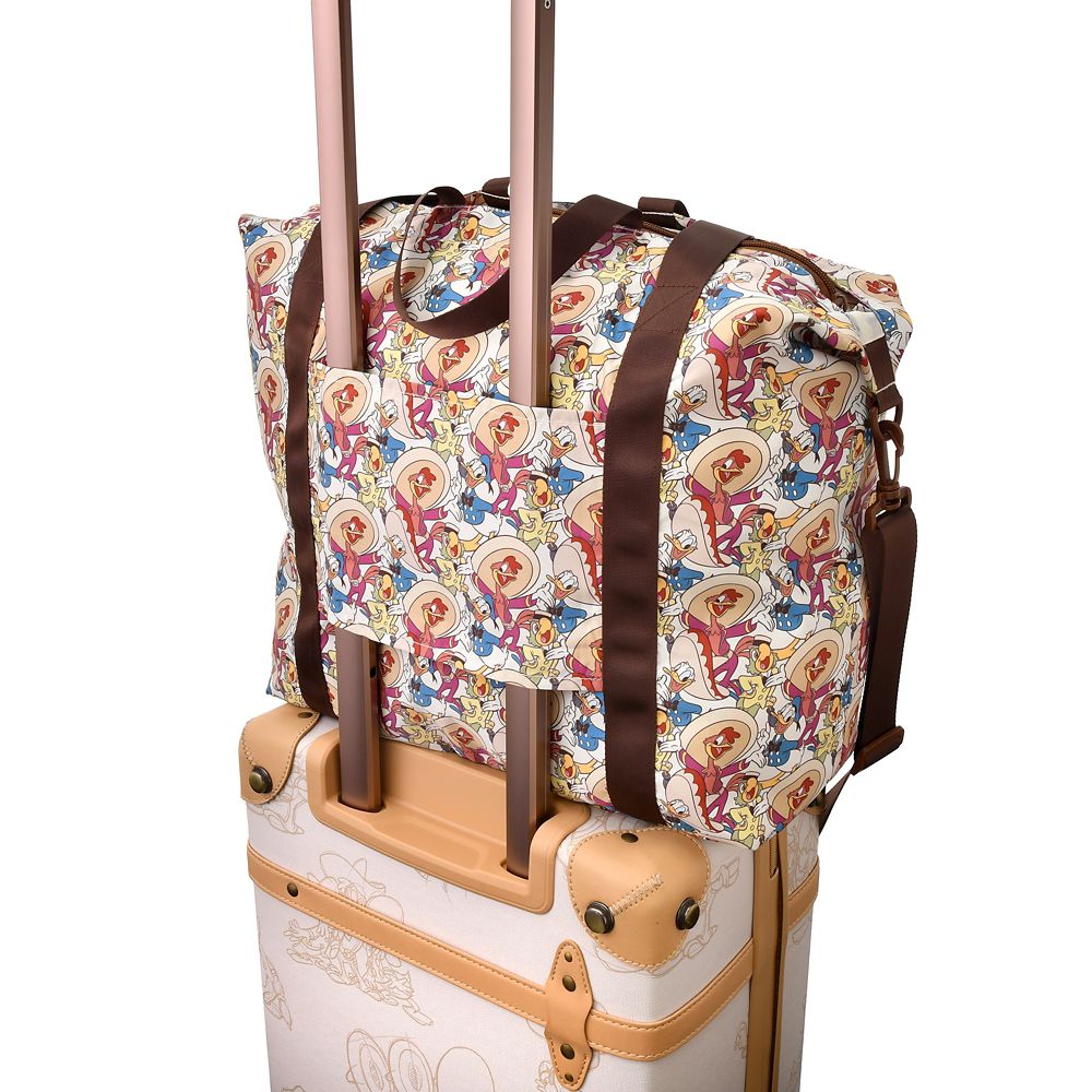 ドナルド、ホセ・キャリオカ、パンチート トートバッグ 折りたたみ式 2WAY ポケッタブル TRAVEL WITH AMIGOS