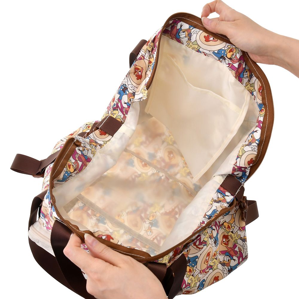 ドナルド、ホセ・キャリオカ、パンチート トートバッグ 折りたたみ式 2WAY ポケッタブル TRAVEL WITH AMIGOS