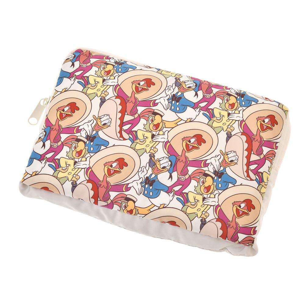 ドナルド、ホセ・キャリオカ、パンチート トートバッグ 折りたたみ式 2WAY ポケッタブル TRAVEL WITH AMIGOS