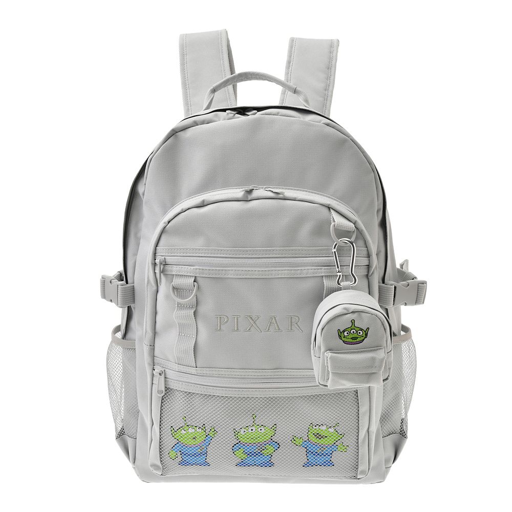 リトル・グリーン・メン／エイリアン リュックサック・バックパック 21L ポーチ付き ロゴ刺しゅう Life Partner Bag