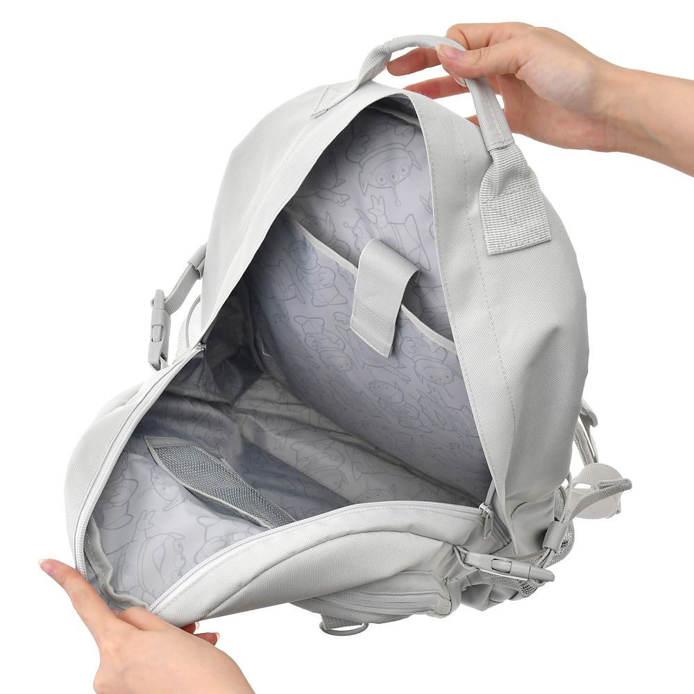 リトル・グリーン・メン／エイリアン リュックサック・バックパック 21L ポーチ付き ロゴ刺しゅう Life Partner Bag