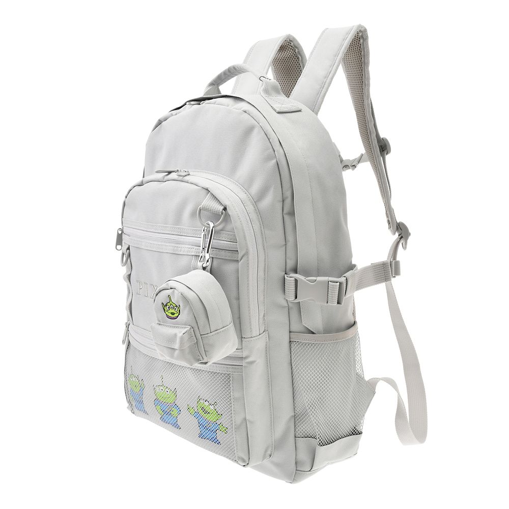 リトル・グリーン・メン／エイリアン リュックサック・バックパック 21L ポーチ付き ロゴ刺しゅう Life Partner Bag