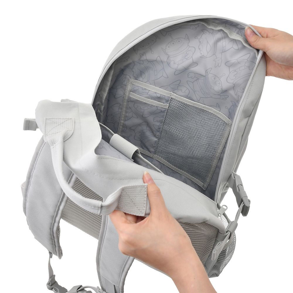 リトル・グリーン・メン／エイリアン リュックサック・バックパック 21L ポーチ付き ロゴ刺しゅう Life Partner Bag