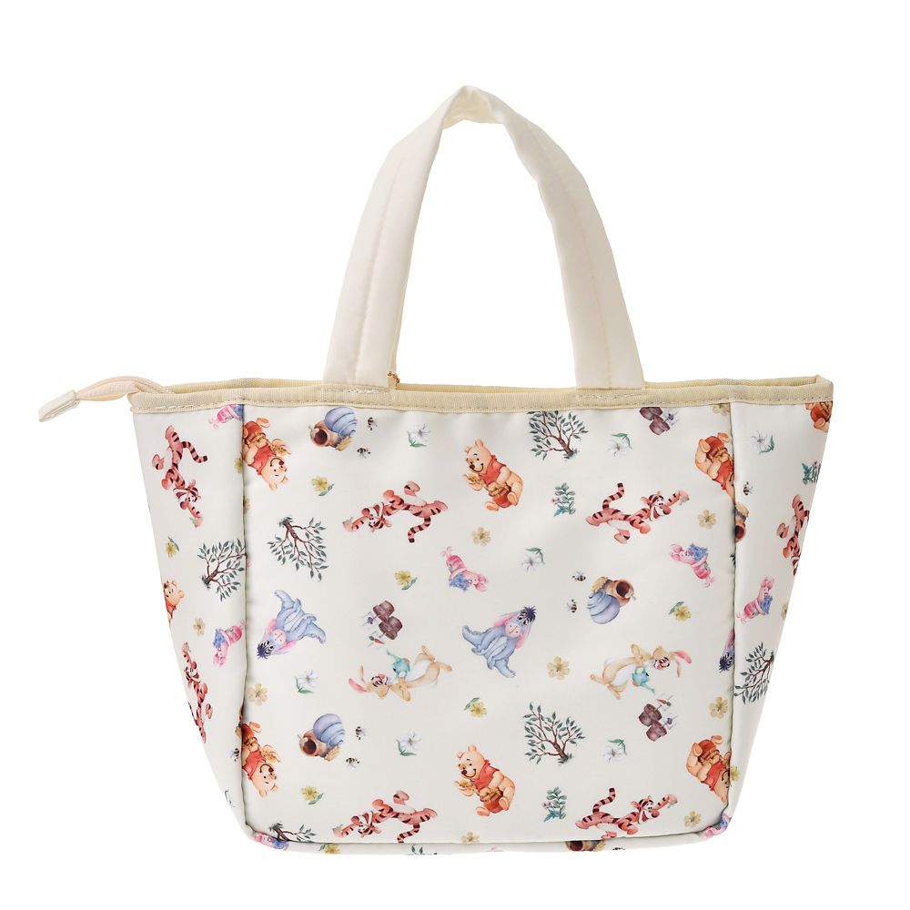 プー＆フレンズ 保冷バッグ フロントポケット チャーム付き Splendid Colors Cool Tote