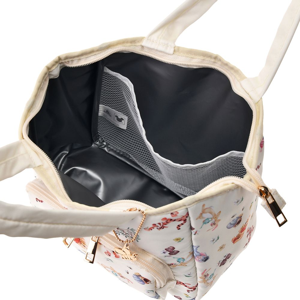 プー＆フレンズ 保冷バッグ フロントポケット チャーム付き Splendid Colors Cool Tote