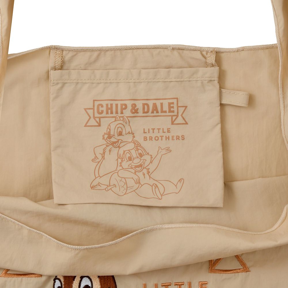 チップ＆デール トートバッグ 折りたたみ式 2WAY Embroidery Bag