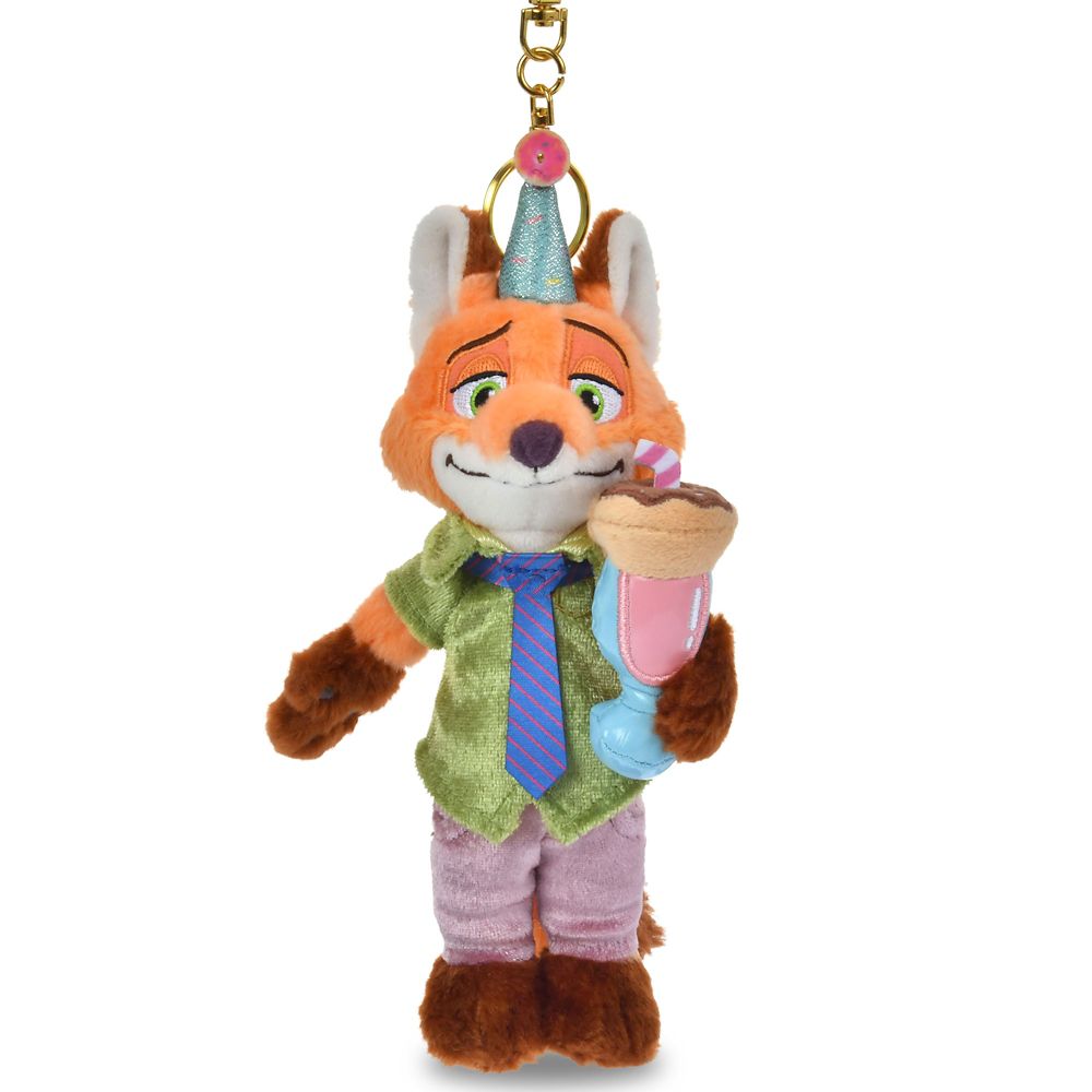 ニック・ワイルド ぬいぐるみキーホルダー・キーチェーン 10TH Anniversary Collection from the Disney movie Zootopia