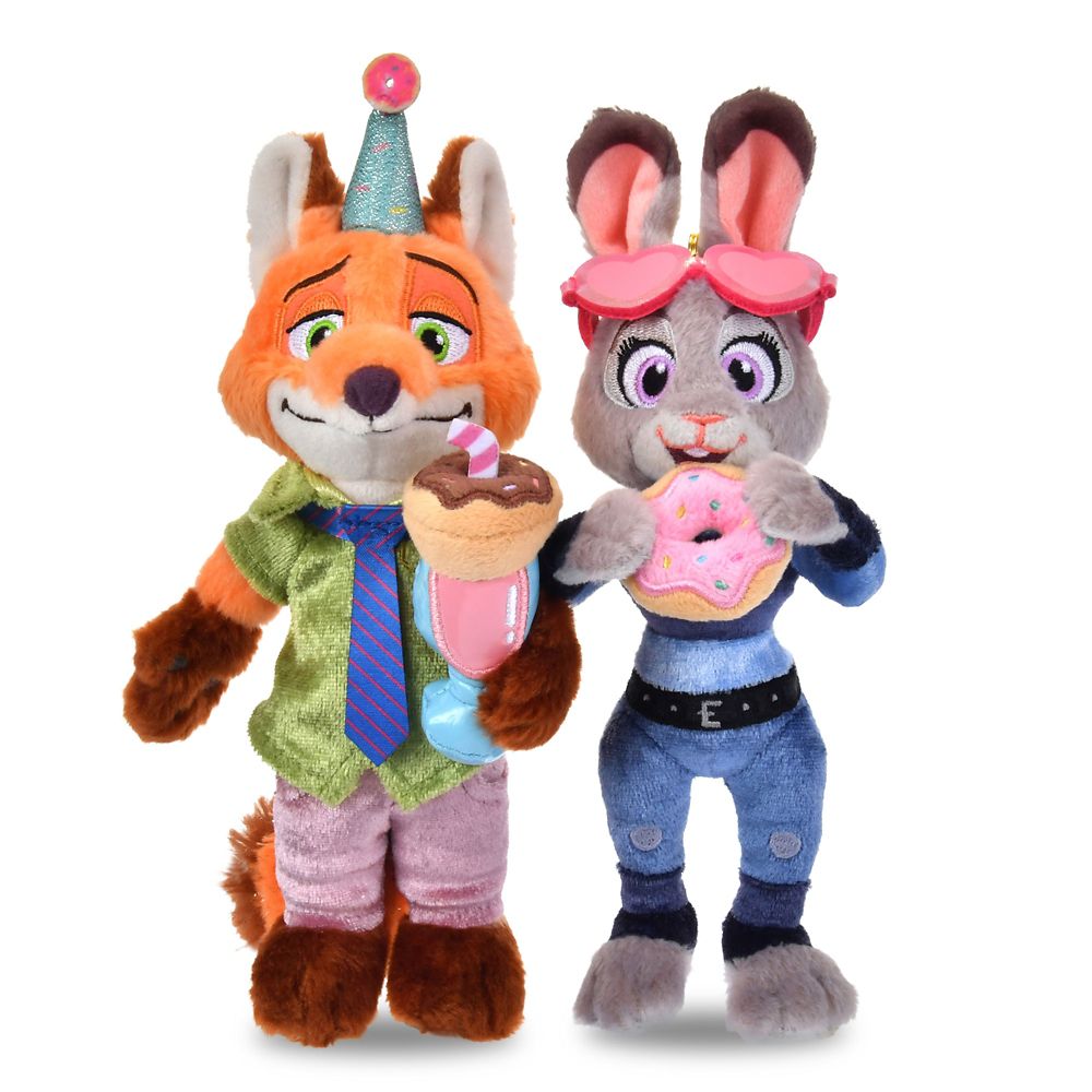 ニック・ワイルド ぬいぐるみキーホルダー・キーチェーン 10TH Anniversary Collection from the Disney movie Zootopia