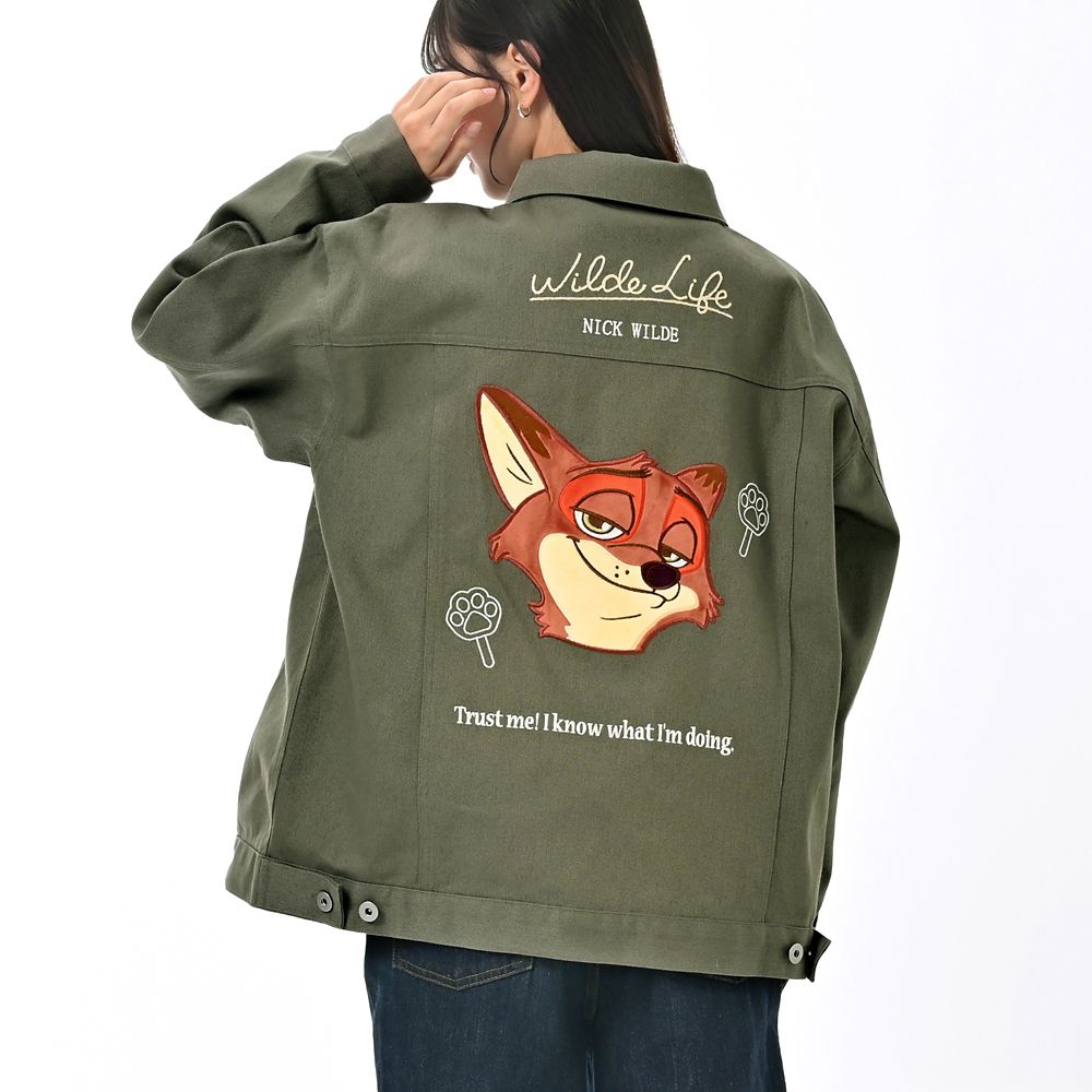 ニック・ワイルド ブルゾン グリーン ZOOTOPIA FASHION
