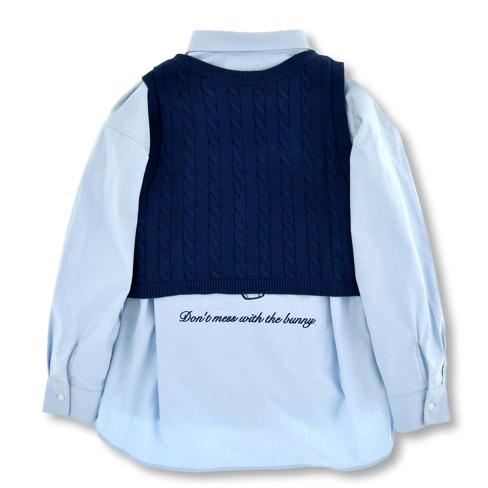 ジュディ・ホップス 長袖シャツ・ベスト ニット セット ブルー ZOOTOPIA FASHION