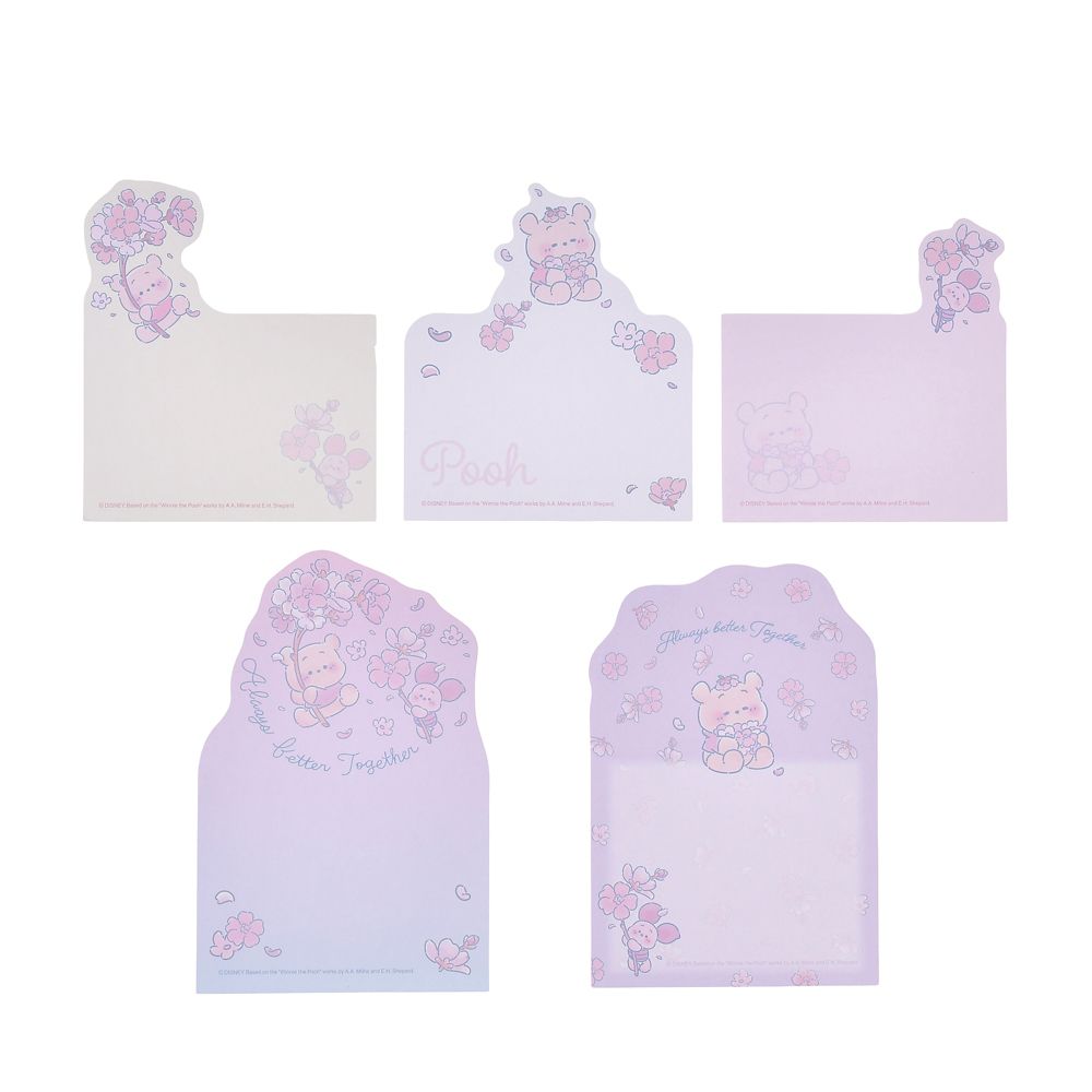 プーさん＆ピグレット メモ セット スタンド付き DISNEY SAKURA COLLECTION 2026