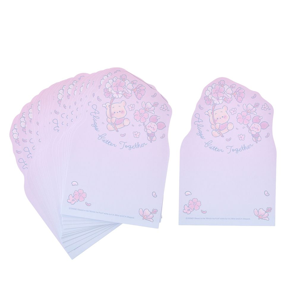 プーさん＆ピグレット メモ セット スタンド付き DISNEY SAKURA COLLECTION 2026