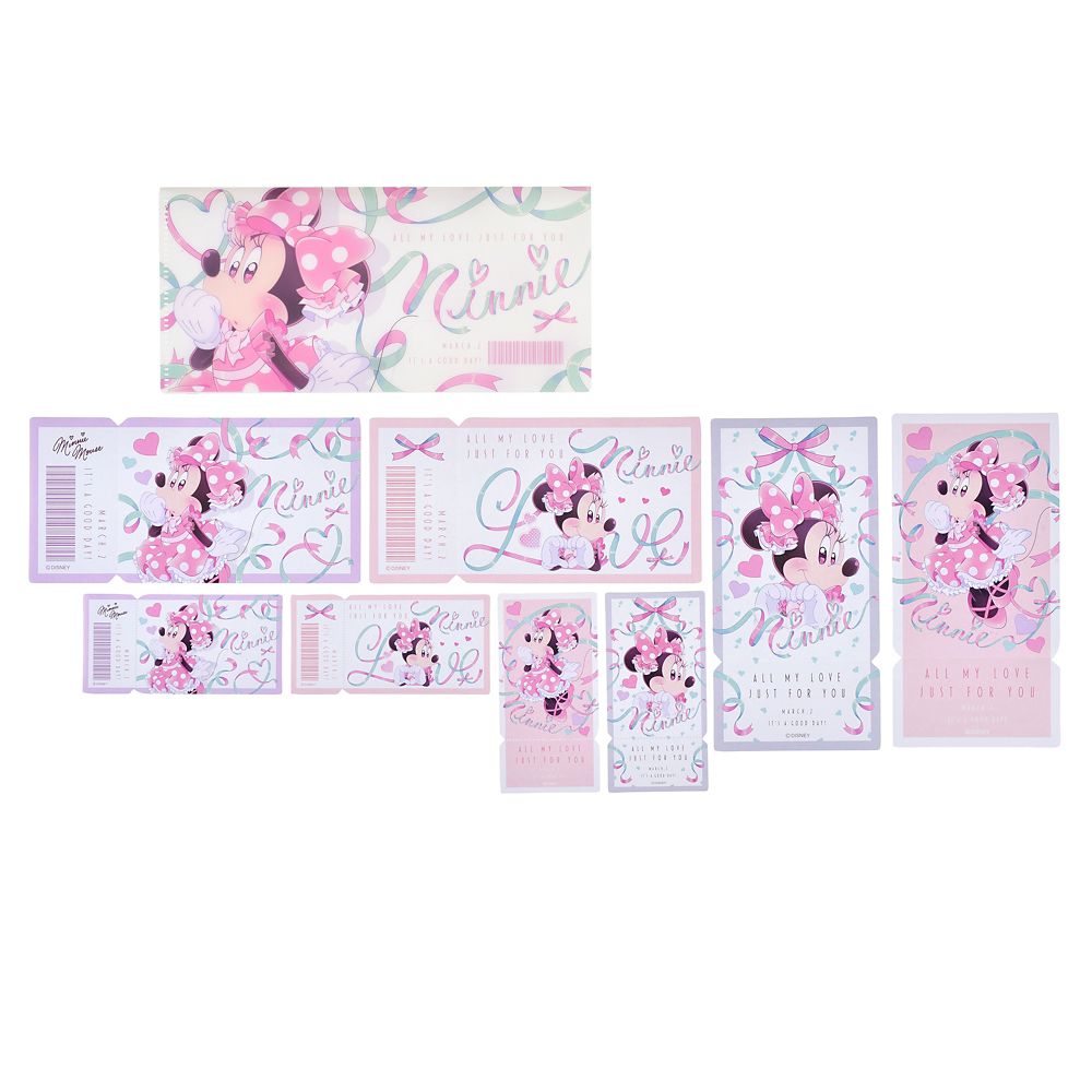 ミニー＆ミッキー シール・ステッカー クリアファイル付き MINNIE DAY 2026