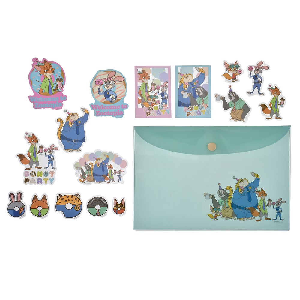 ズートピア シール・ステッカー ケース入り 10TH Anniversary Collection from the Disney movie Zootopia