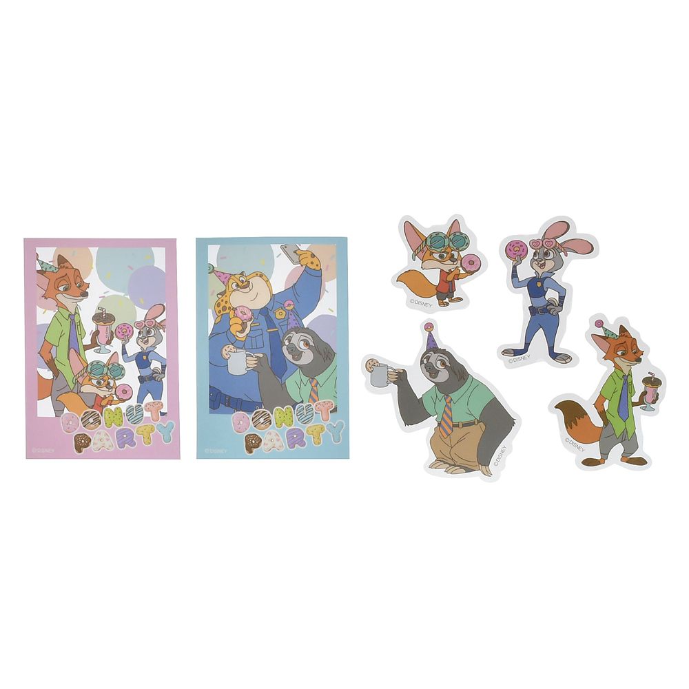 ズートピア シール・ステッカー ケース入り 10TH Anniversary Collection from the Disney movie Zootopia