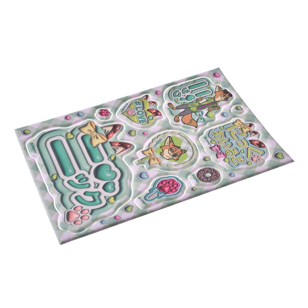 ニック・ワイルド シール・ステッカー 推し文字 ぷっくり Sticker Collection