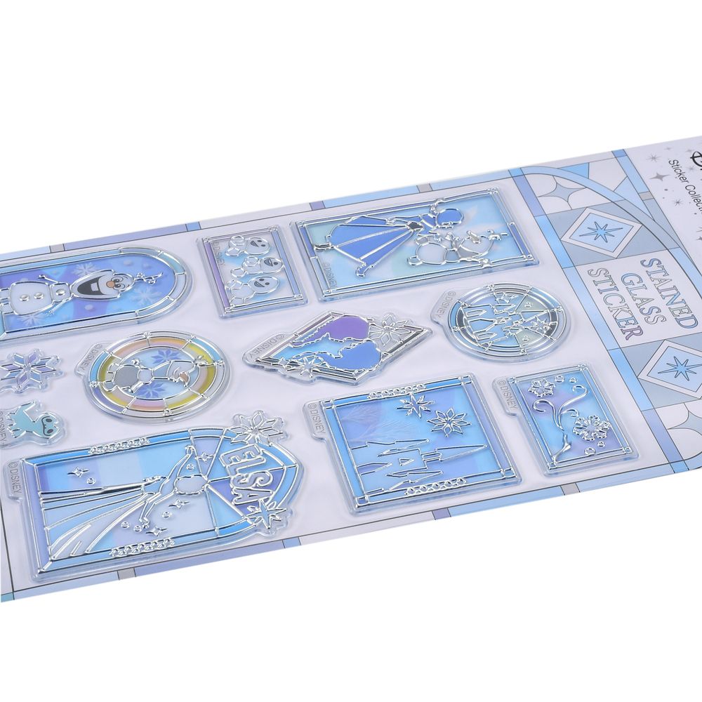 アナと雪の女王 シール・ステッカー ステンドグラス風 Sticker Collection