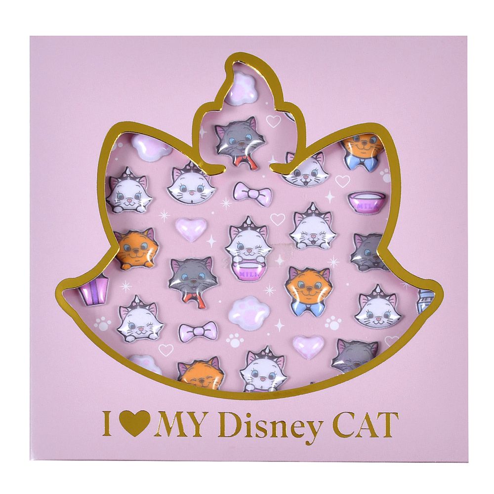 マリー、ベルリオーズ、トゥルーズ おしゃれキャット シール・ステッカー ダイカット プチ Sticker Collection