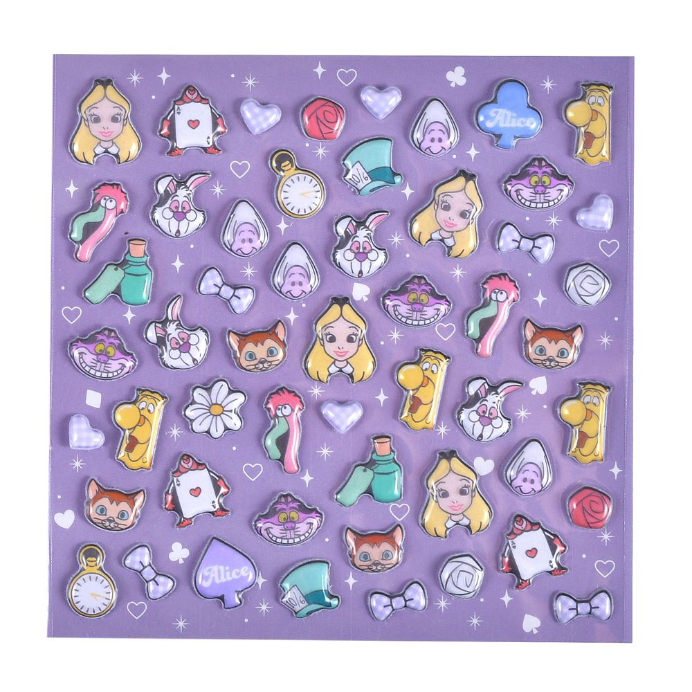 ふしぎの国のアリス シール・ステッカー ダイカット プチ Sticker Collection