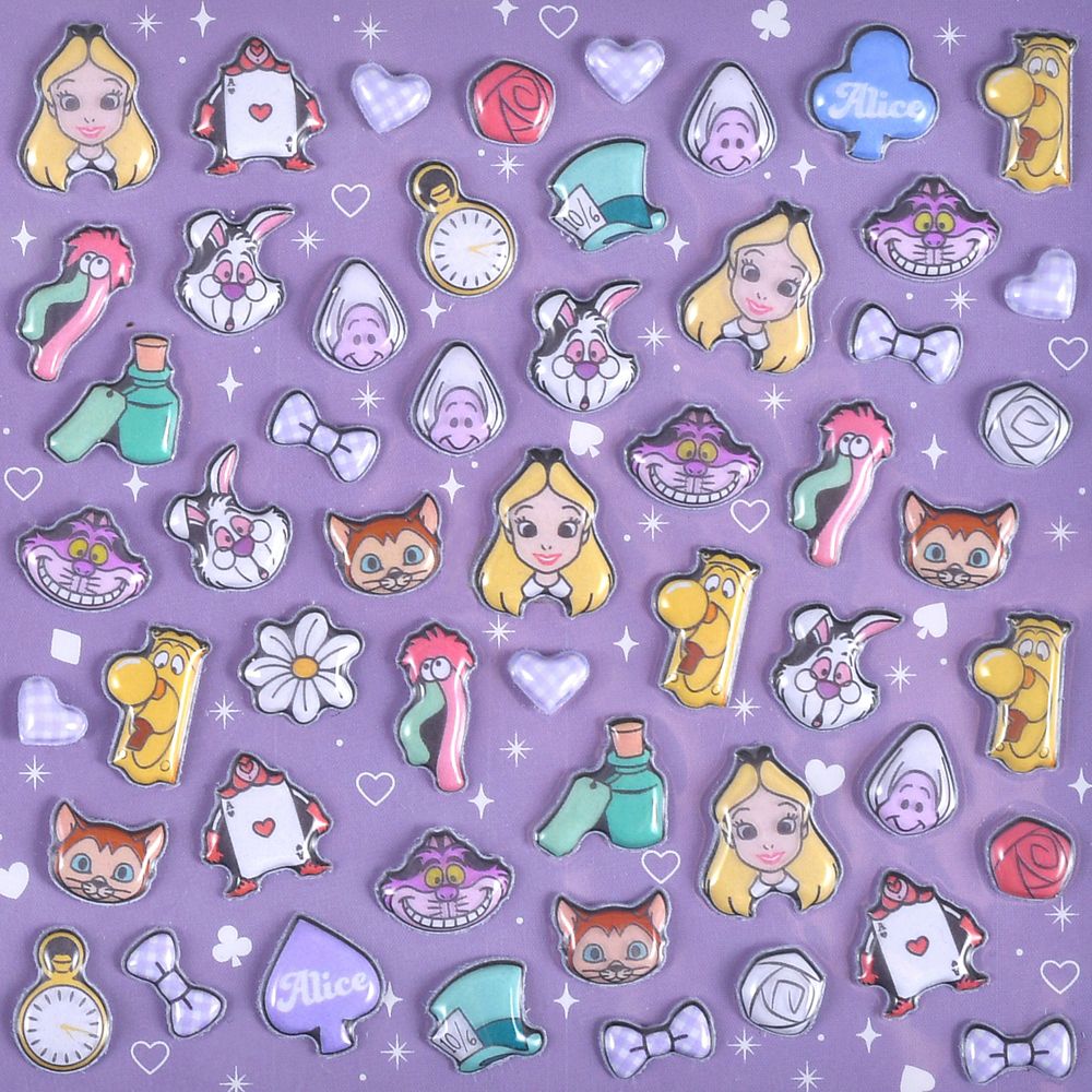 ふしぎの国のアリス シール・ステッカー ダイカット プチ Sticker Collection