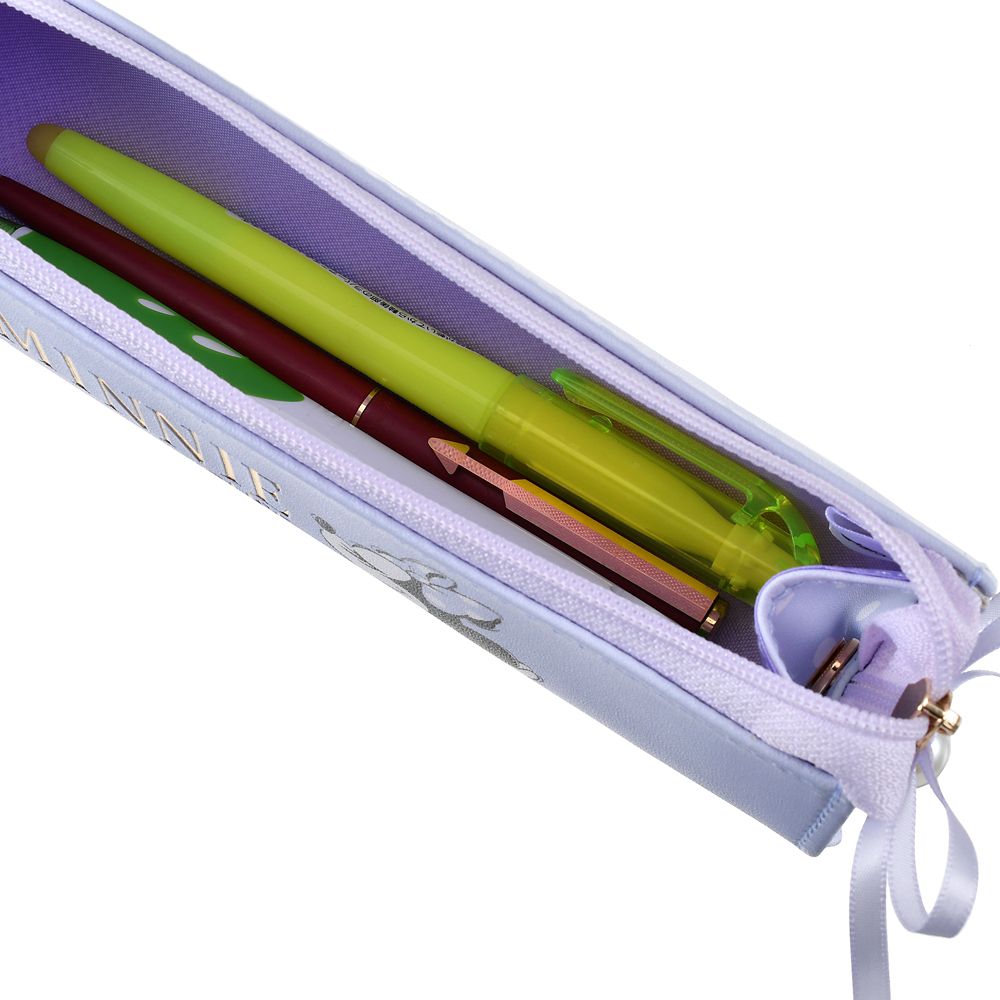 ミニー 筆箱・ペンケース リボン＆パール