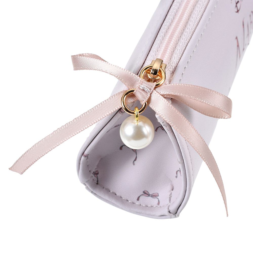 マリー おしゃれキャット 筆箱・ペンケース リボン＆パール プレイフル