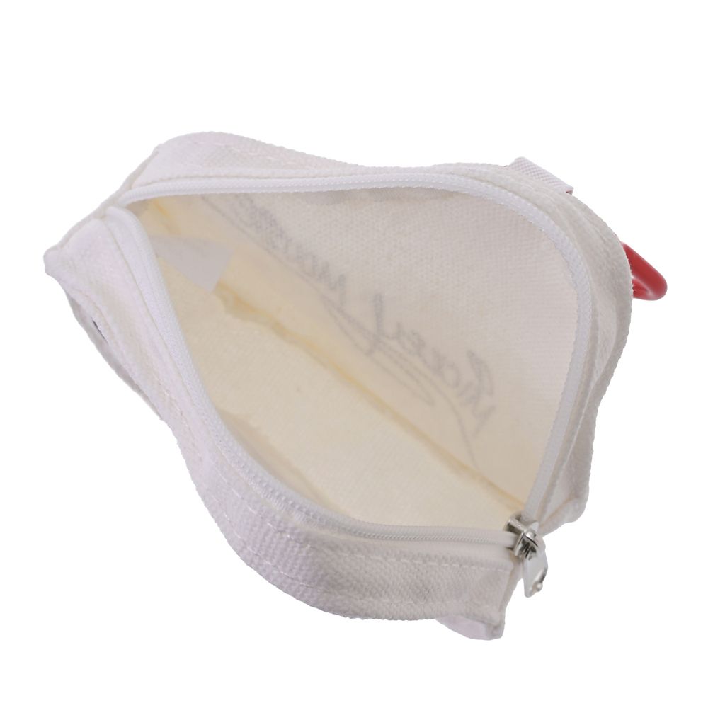 ミッキー＆フレンズ シークレットポーチ カラビナ付き フェイスダイカット