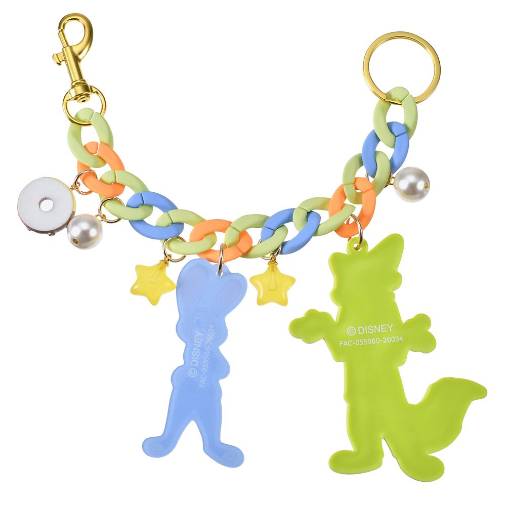 ジュディ・ホップス＆ニック・ワイルド キーホルダー・キーチェーン ジャラジャラ カラフルチェーン Key chain Fes