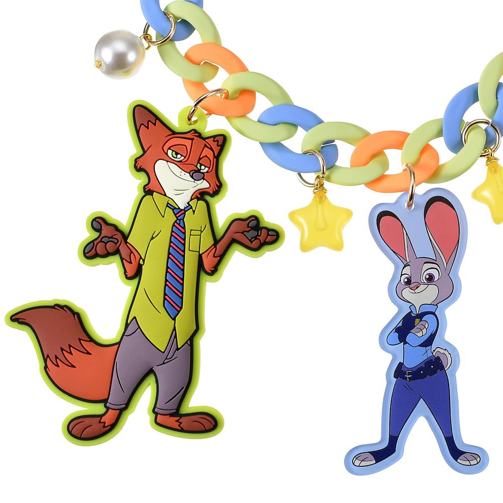 ジュディ・ホップス＆ニック・ワイルド キーホルダー・キーチェーン ジャラジャラ カラフルチェーン Key chain Fes